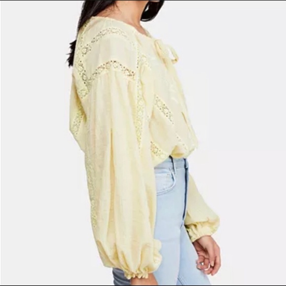 🔴 SOLD  🌼 New Lemon Gala Cotton Top Size M - Picture 3 of 5